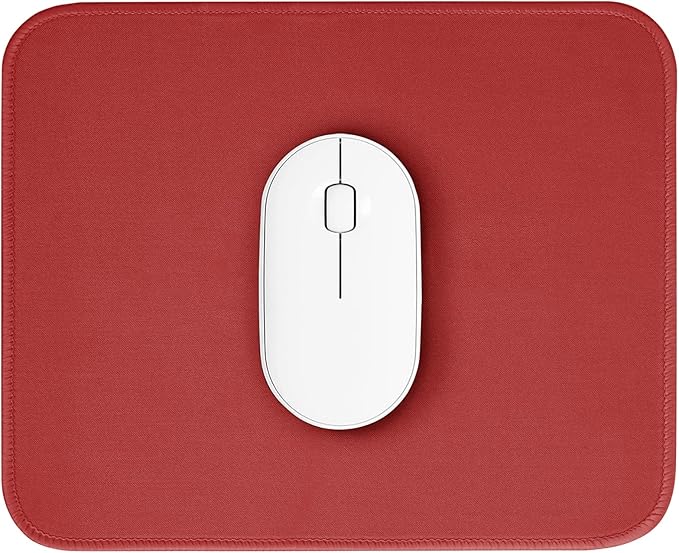 Orange Mouse Pad, 10.2 x 8.2 Inch, 3mm Thick, Non-Slip, Ultra-Smooth