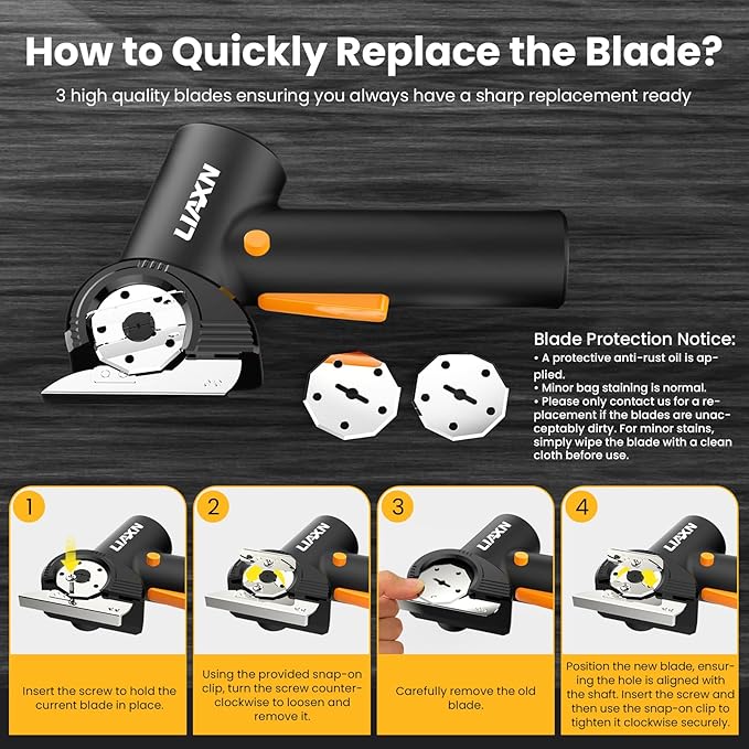 Cardboard Cutter 4000mAh 450RPM 3 Speeds Powerful Cordless Electric Scissors - Cardboard Box Cutter, Power Box Cutter, Rechargeable Electric Scissors for Cardboard Fabric Plastic Carpet Cutting Tool