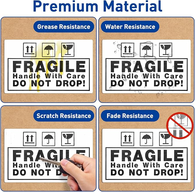 ESSENTIAL 3" x 5" White Direct Thermal Labels for Barcodes, Address | Permanent Adhesive, Shipping Labels, Compatible with Zebra, Rollo and Other Desktop Printers, 350 Labels of Roll, 8 Rolls