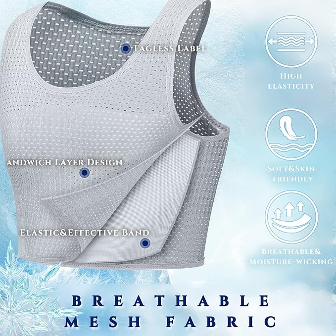 LGBT UNICORNS Chest Binder, Pullover Design Binder Trans, Moisture-Wicking, with 1PC Fragrance Card & 1PC Sticker, Black