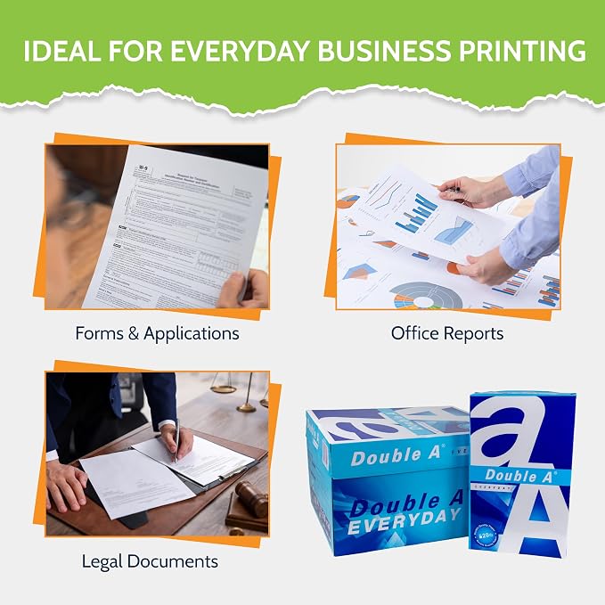 PSBM Multipurpose Copy Printer Paper, 8.5 x 14 Inch 300 Reams 150000 Sheets | 96 Brightness White US Legal Size for Office, School & Home Use