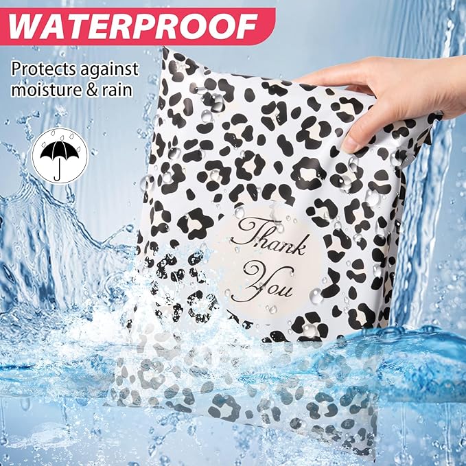 Oududianzi Poly Mailers 10x13, 50PCS Waterproof Shipping Bags, Self-Sealing Mailers Poly Bags, Mailing Envelopes Bulk, Packaging Bags for Small Bussiness