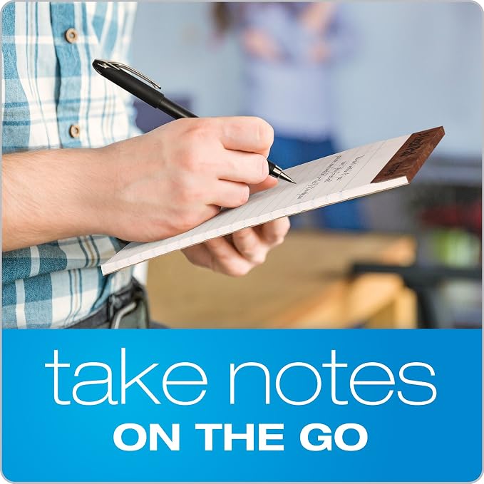 TOPS The Legal Pad Writing Pads, 5" x 8", Jr. Legal Rule, 50 Sheets, 12 Pack (7500)