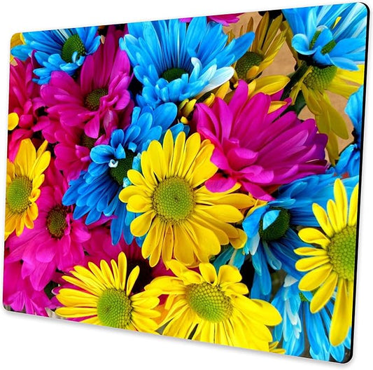 Colorful Flower Mouse pad Computer Mousepad with Personalized Design Office Non-Slip Rubber Mouse mat