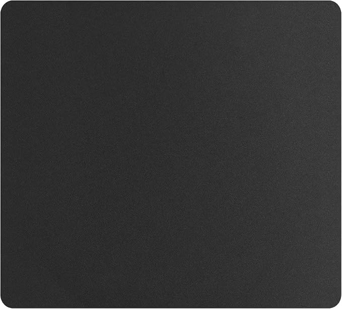 Mouse Pad 8.0×7.5×0.12 inches Premium-Textured Non-Slip Rubber Base Mouse Mat Mousepad for Office & Home, Black (1 Pack)