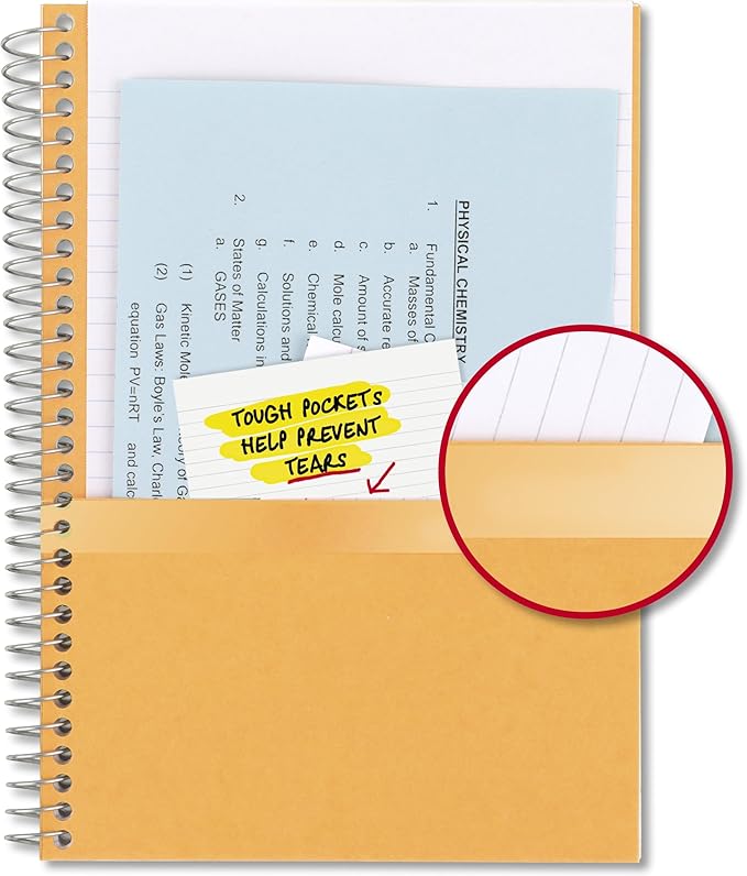 Five Star Spiral Notebook, 2 Subject, College Ruled Paper, 6" x 9-1/2", 80 Sheets, Fights Ink Bleed, Water Resistant Cover, Amethyst Purple (840029CF1-ECM)