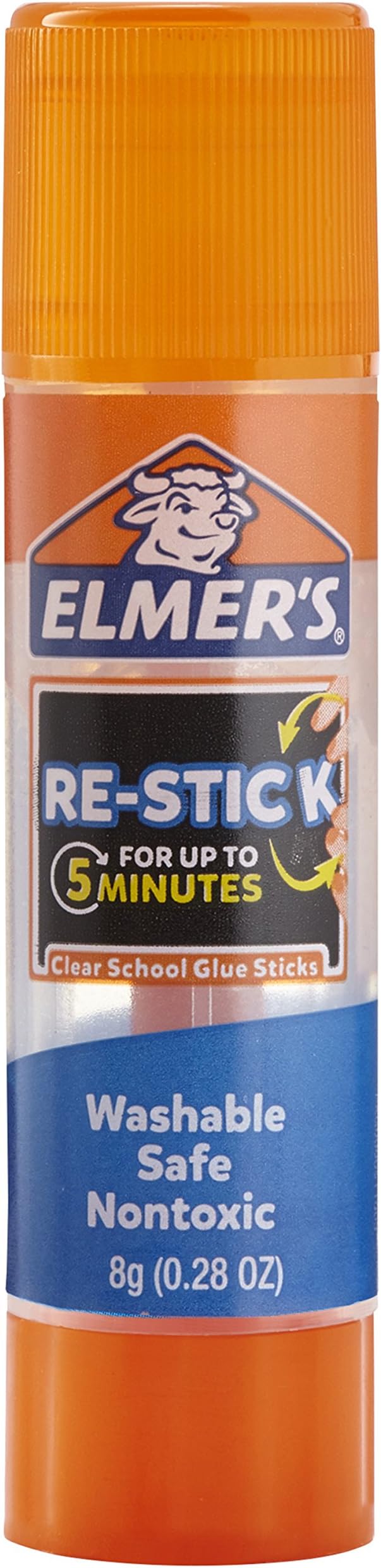 Elmer’s Re-Stick School Glue Sticks, 0.28-Ounces, 2 Count