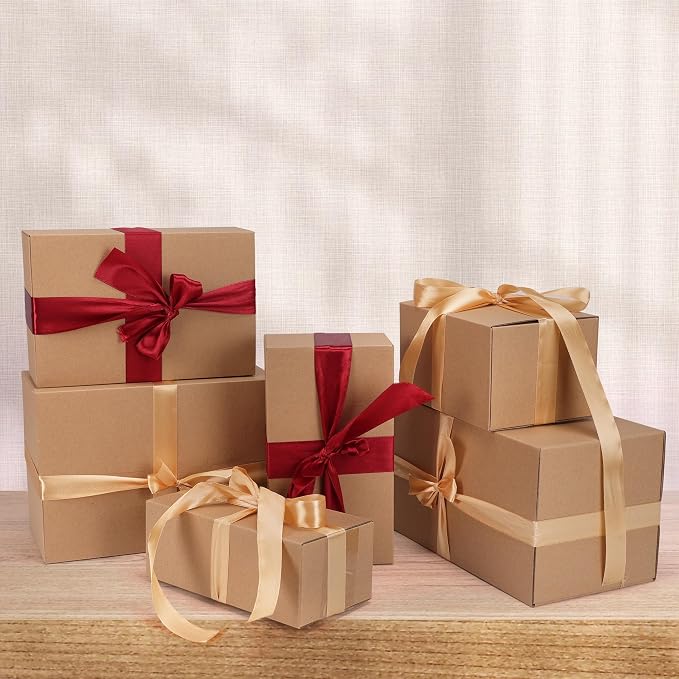 EdenseeLake 40 Pack 7x7x6 inches Shipping Boxes Small Cardboard Boxes for Packing, Moving, Mailing, Brown