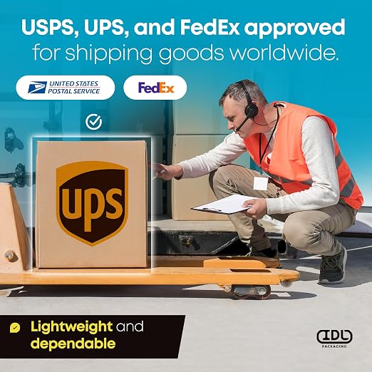 Small Cube Moving & Shipping Boxes 7"L x 7"W x 7"H (25-Pack) - Extra Strength 200 lb vs Regular - Corrugated Packing Boxes for Moving - Heavy Duty Moving Box - Packaging Box by IDL Packaging | Extra Strength 200 lb vs Regular - Corrugated Packing Boxes...
