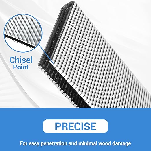 meite 18 Gauge 1/4-Inch Narrow Crown Staples, 5/8-Inch Length Heavy Duty Galvanized Upholstery Staples for Electric or Pneumatic Narrow Crown Staple Guns (10 Boxes)