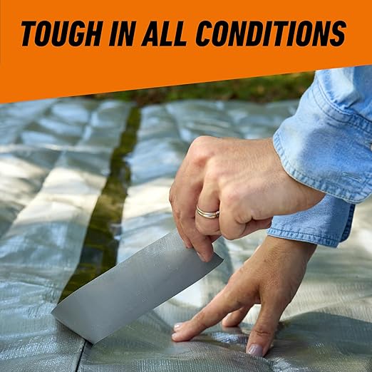 Gorilla Duct Tape, Black Tape, 1.88" x 35 yd (Pack of 2) - Heavy Duty and Weather Resistant for Indoor or Outdoor