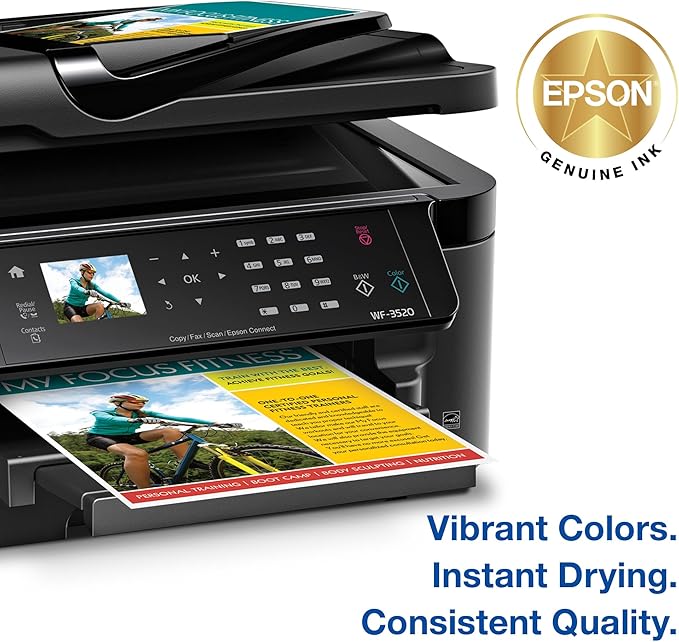 EPSON 126 DURABrite Ultra Ink Black Dual Cartridge For WF-3520, 3530, 3540, 520, 545, 630, 633, 635, 645, 7010, 7510, 7520, 840, 845 and other select models