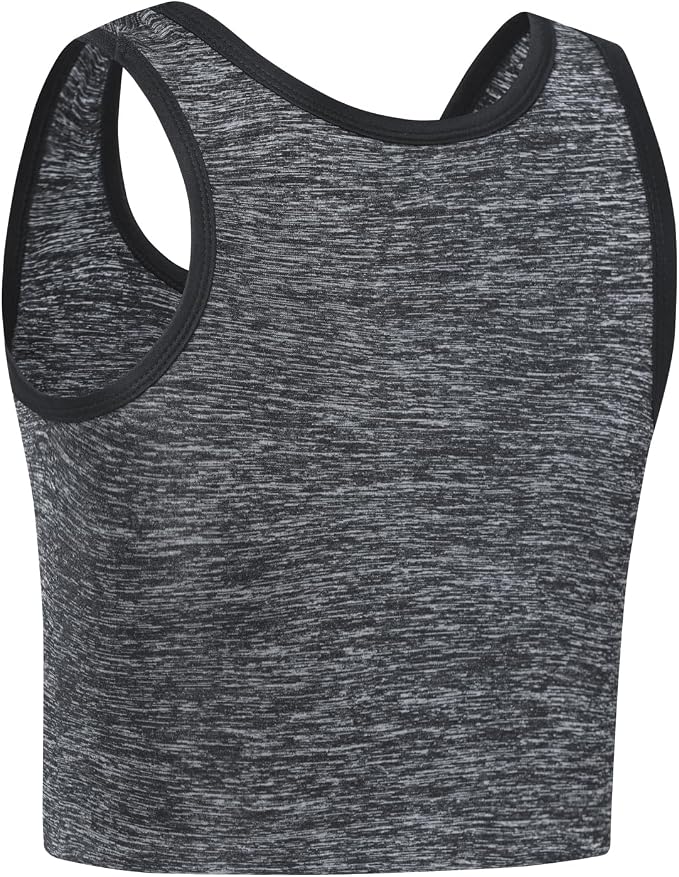 Women Transgender Tomboy FTM Pull On Closure Elastic Chest Binder Pullover Tank Top