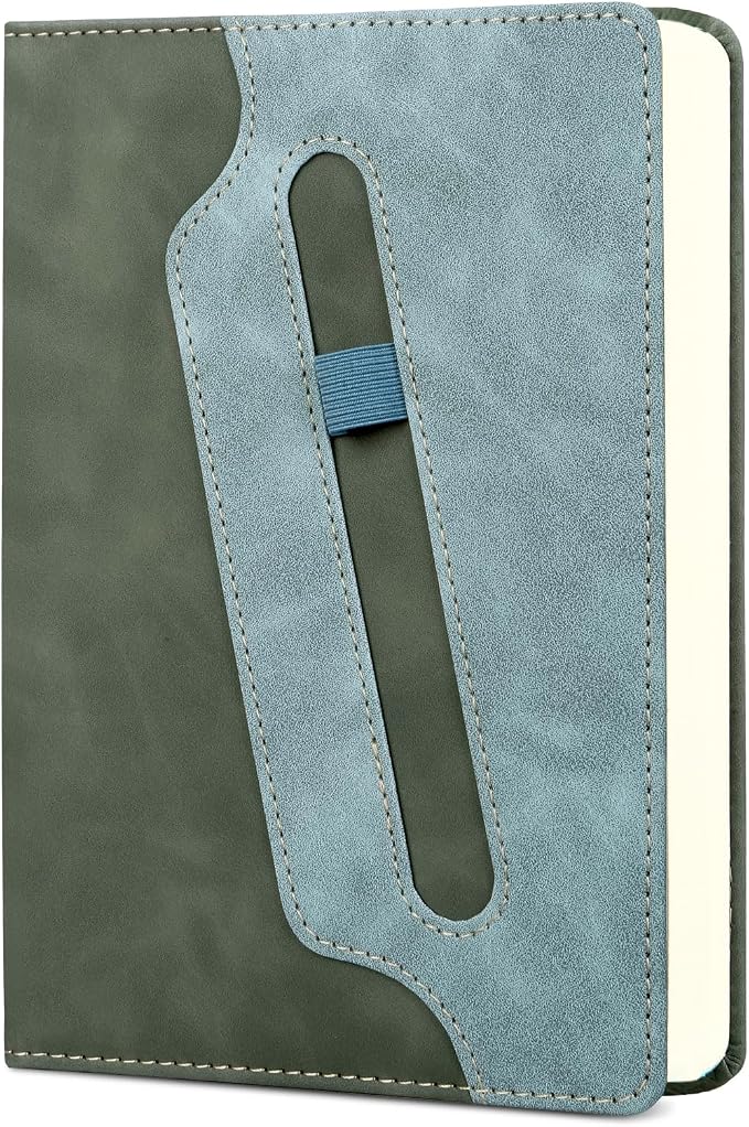 Comix Lined Journal Notebook, 304 Pages Thick Journal, 5.9" x 8.3" | Hardcover, College Ruled, Fits for Writing, Notes-Taking, Diary and Work, Dark Green