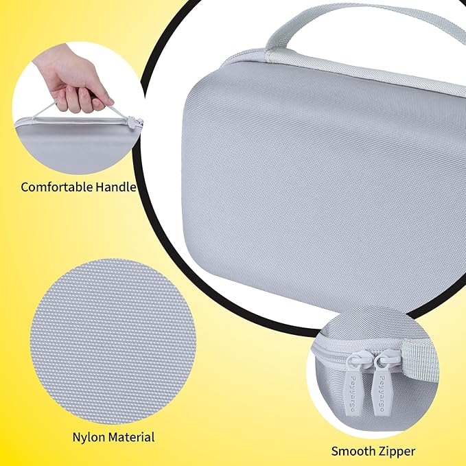 Case Compatible with Brother P-Touch PTH110 / PTH111 Pro / PTE110 Portable Monochrome Label Maker (White)
