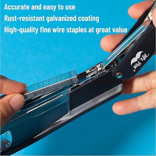 Mr. Pen- Staples for Stapler, 3000 Staples Standard, 1/4 inch, 35 Sheet Capacity (26/6)