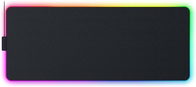 Razer Strider Chroma Hybrid Gaming Mouse Mat with Razer Chroma RGB: Hybrid Soft/Hard Mat - 19 Razer Chroma RGB Lighting Zones - Warp and Water-Resistant - Anti-Slip Base - Seamless Edges XXLarge