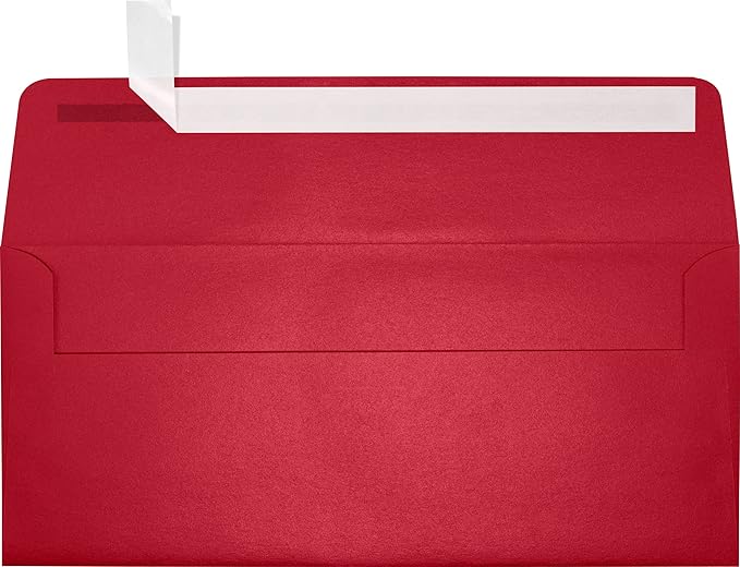 LUXPaper #10 Business Envelopes | Peel & Press | 4 1/8" x 9 1/2" | Jupiter Metallic | 80lb. Text | 50 Qty