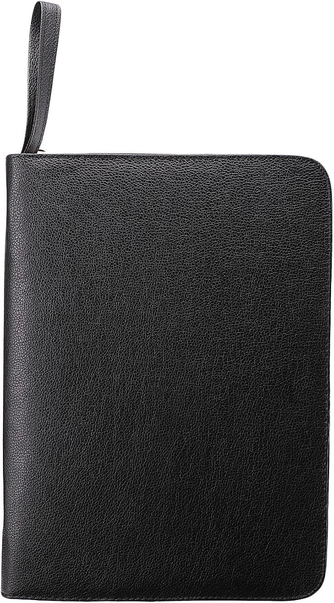 48 PU Leather Fountain Pen Case Large Capacity Black Roller Ball Pen Holder Bag Pouch
