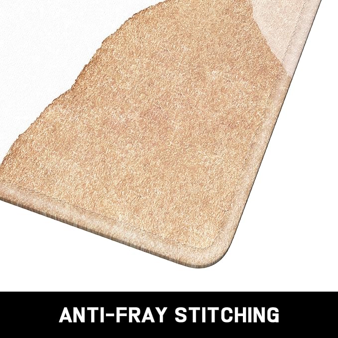 Mouse Pad, Minimalism Marble Style Computer Pad, Anti-Slip Rubber Mouse Mat with Stitched Edges for Gaming, Office, Laptop, PC, Women, 9" x 8" Thick 3 mm, Abstract Stone