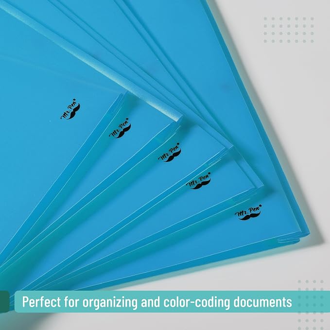 Mr. Pen- Plastic Folders with Pockets and Prongs, 36 Pack, Letter Size | Flexible Plastic Folders with Prongs