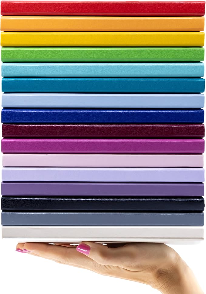 PAPERAGE Blank Journal Notebook, (Blush), 160 Pages, Medium 5.6 in x 8 in - 100 GSM Thick Paper – Hardcover Journaling Notebook for Work, School, Note Taking or Sketching