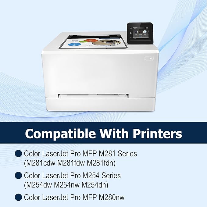 202A Black Toner Cartridge Replacement for HP 202A CF500A Works with Color Laserjet Pro M254dw; Color Laserjet Pro MFP M281cdw, M281fdw Printer Ink (2-Pack )