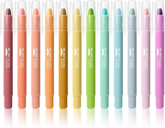 Mr. Pen- Gel Highlighter, 12 Pack, Assorted Colors, Bible Highlighters No Bleed, No Bleed Highlighters, Bible Highlighter