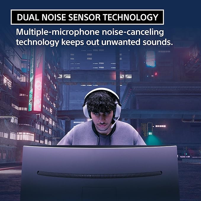 Sony INZONE H9 Gaming Headset, Wireless Noise Canceling Bluetooth Headset with Microphone, 360 Spatial Sound, for PC and PS5 (WH-G900N), Black