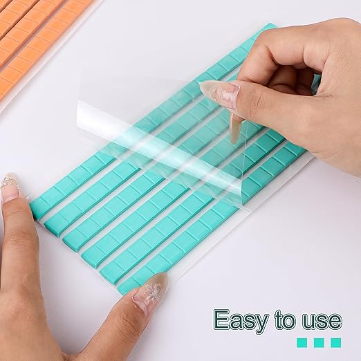 Feosky Adhesive Poster Sticky Tack Putty, Reusable and Removable Adhesive Putty, Mounting Putty for displaying Wall Paintings, Picture, Decoration, Crafts (Green, Pack of 3)