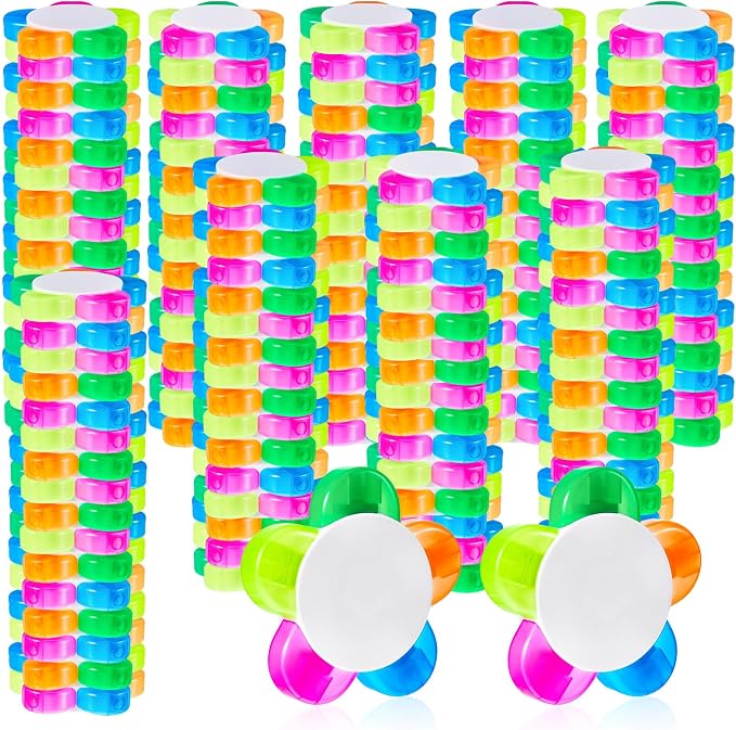 Outus 300 Pieces Petals Highlighters Assorted Colors 5 in 1, Back to School | Flower Shape Watercolor Fluorescent Pens, for Office School Stationery Aesthetic Supplies, 5 Colors