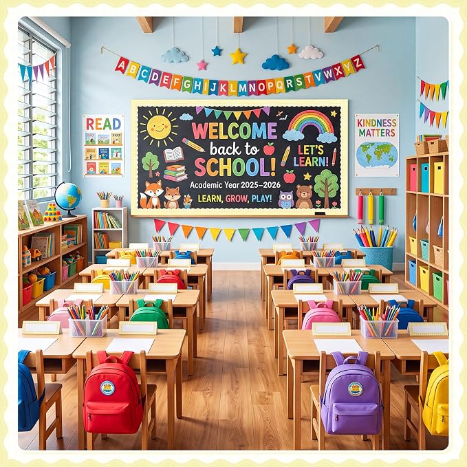 2 Rolls 65.6ft Marcaron Yellow Gingham Bulletin Board Borders Decoration Yellow Checkered and Straight Edge Bulletin Borders Board Trim for Office School Classroom Chalkboard Party Decoration
