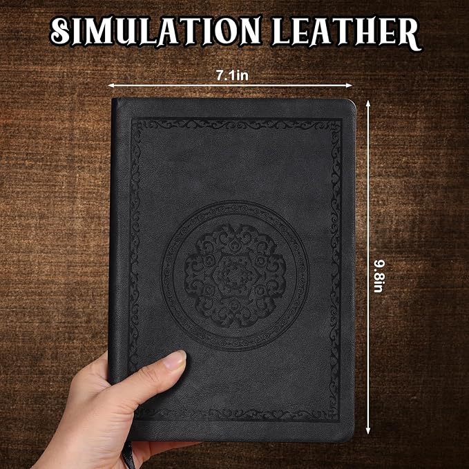 2026 Leather Vintage Journal Notebook,300 Pages,Leather Softcover Lined Journal Notebooks for Women Men,Notebook Journals for Writing Travel,Business,Office,8.5'' X 11.3''