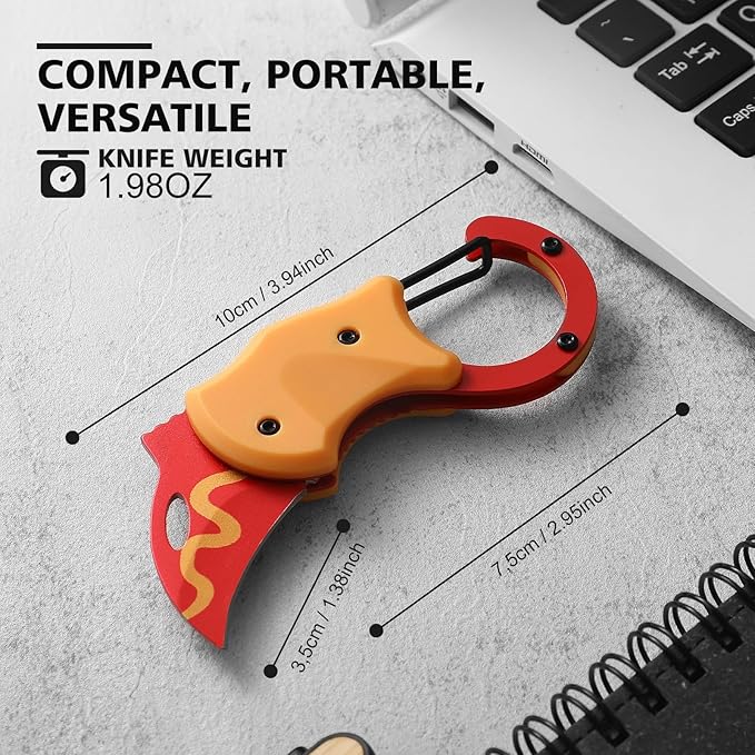 Small Pocket Knife for Men,Pocket Utility Knife with 1.38''Sharp Blade,Cute Folding Knife Box Cutter，Mini EDC Knives for Everyday Carry,Ideal Gifts for Men and Women