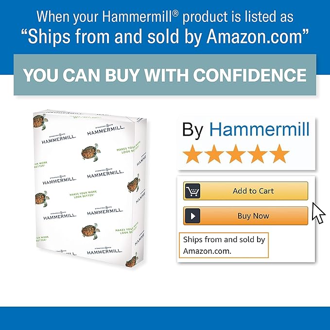 Hammermill Colored Paper, 20 lb Orchid Printer Paper, 8.5 x 11 - Made in the USA, Pastel Paper, 103770R - 1 Ream (500 Sheets)