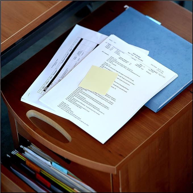 Post-it Notes 3x3 in, 12 Pads, America's #1 Favorite Sticky Notes, Canary Yellow, Clean Removal, Recyclable (654)