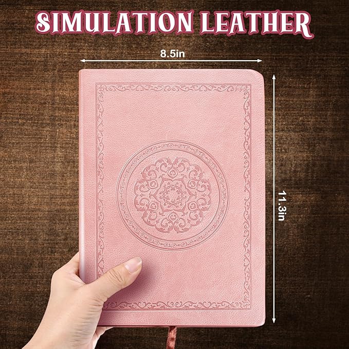 2026 Leather Vintage Journal Notebook,300 Pages,Leather Softcover Lined Journal Notebooks for Women Men,Notebook Journals for Writing Travel,Business,Office,8.5'' X 11.3''