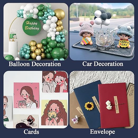 Adhesive Stick dots Two-Sided Sided Mounting Putty Stick Tack for Wall Hanging Crafts Balloons Festival Party Decorations,Clean Removable(.59"*0.59"-300)