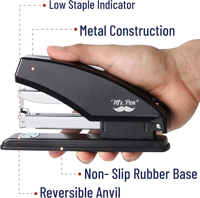 Mr. Pen Heavy Duty Stapler, 60 Sheet Capacity, 3600 Staples