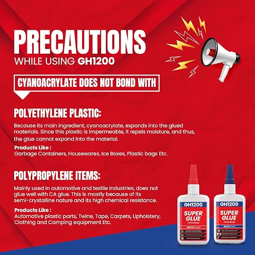 57 Grams (2 oz) 100/1500 CPS (Thin/Thick) Super Glue All Purpose with Anti Clog Cap. Ca Glue - Adhesive SuperGlue. Cyanoacrylate Glue for Hard Plastics, DIY Craft, Metal 1 Oz Each