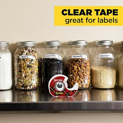 Scotch Super-Hold Tape 1.5 in x 650 in (Pack of 4)