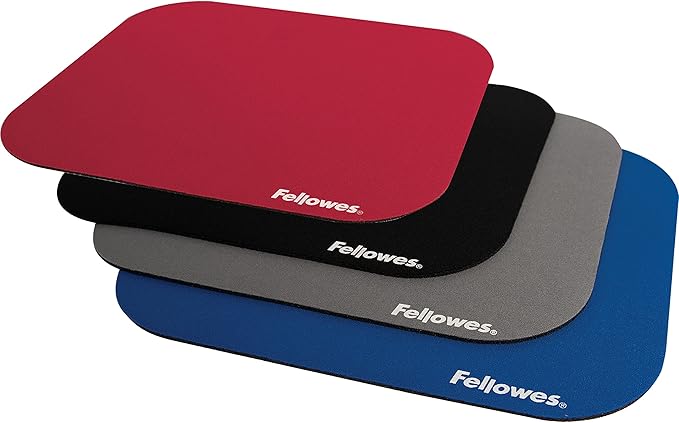 Fellowes 58021 Medium Mouse Pad (Blue) (Pack of 2)