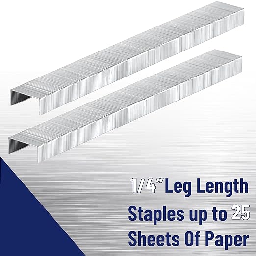Mr. Pen- Staples Office Supply, 5000 Pc Staples for Stapler, 25 Sheet Staple, 1/4 inch Length(23/6), Office Staple, 100/Strip