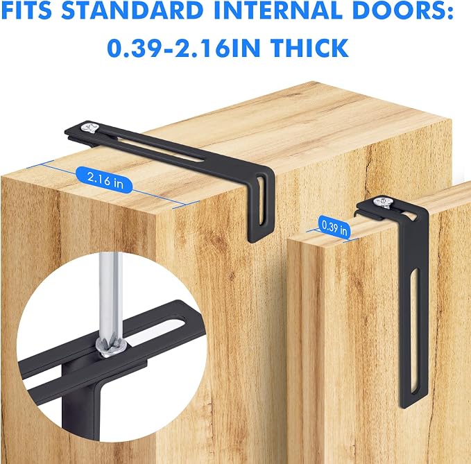 Maxtek Black Magnetic Dry Erase Board for Door 30 x 20 in | No-Drill Adjustable Long Arm Hook Mount, Portable Hanging Whiteboard For Home, Dorm, Office, Cubicle And Small Spaces