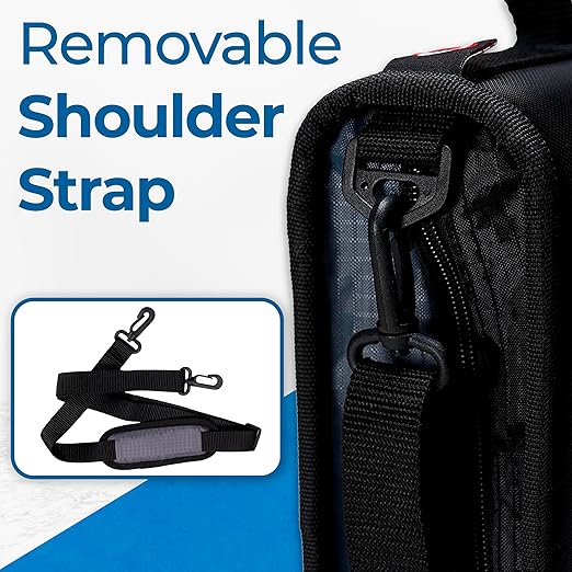 Case-it School Zipper Binder | 3-Inch O-Rings | 600-Sheet | D-146 Mountains | Mighty Zip Tab, 5-Subject Expanding File Folder, Multiple Pockets, Storage Organizer, Shoulder Strap, Office