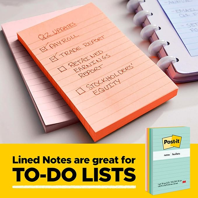 Post-it Mini Notes, 1 3/8 x 1 7/8 in, 24 Pads, America's #1 Favorite Sticky Notes, Poptimistic Post-it Notes, Power Pink, Aqua Blue, Vital Orange, Neon Green, Guava Pink (18 Pack)