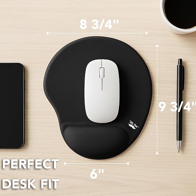 Mr. Pen- Mouse Pad with Wrist Support, Ergonomic Pad, Gel Gaming Support