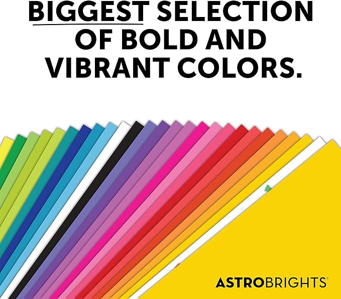 Astrobrights Mega Collection, Colored Paper, Neon Pink, 625 Sheets, 24 lb/89 gsm, 8.5" x 11 - MORE SHEETS! (91673) (Pack of 2)