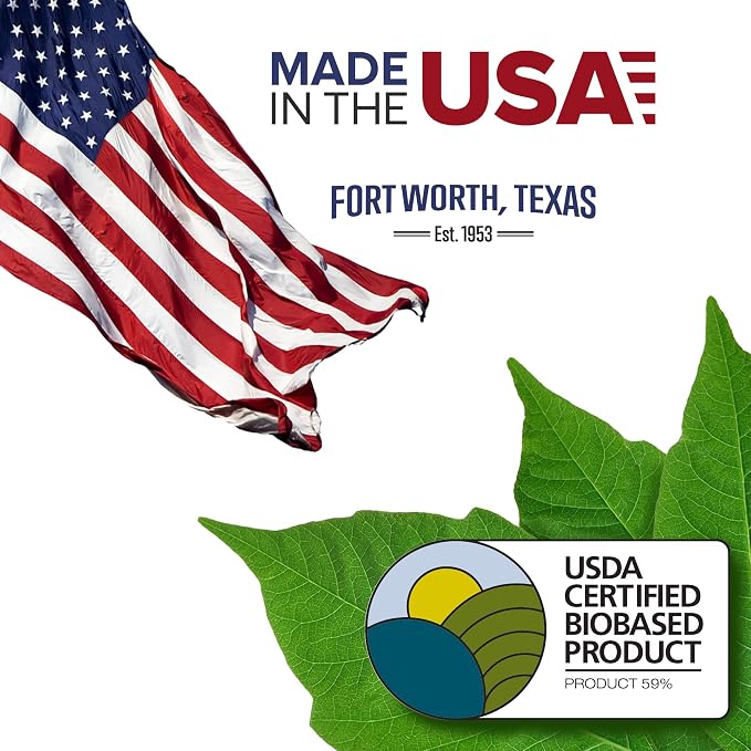 Samsill Plant-Based 1.5 Inch Durable Round Ring, View Binder, Eco-Friendly, USDA Certified Biobased, 4 Pack, White