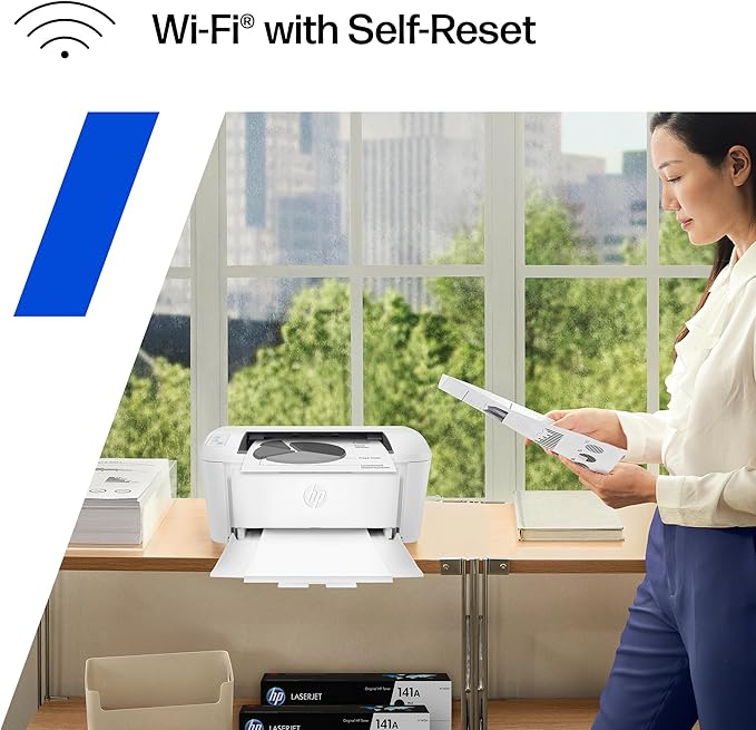 HP LaserJet M110w Wireless Black & White Printer, Print, Fast speeds, Easy Setup, Mobile Printing, Best-for-Small Teams